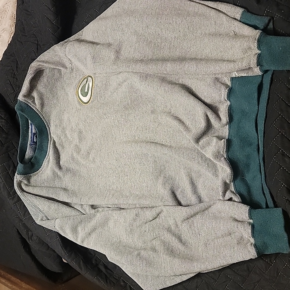 Vintage medium green bay sweater